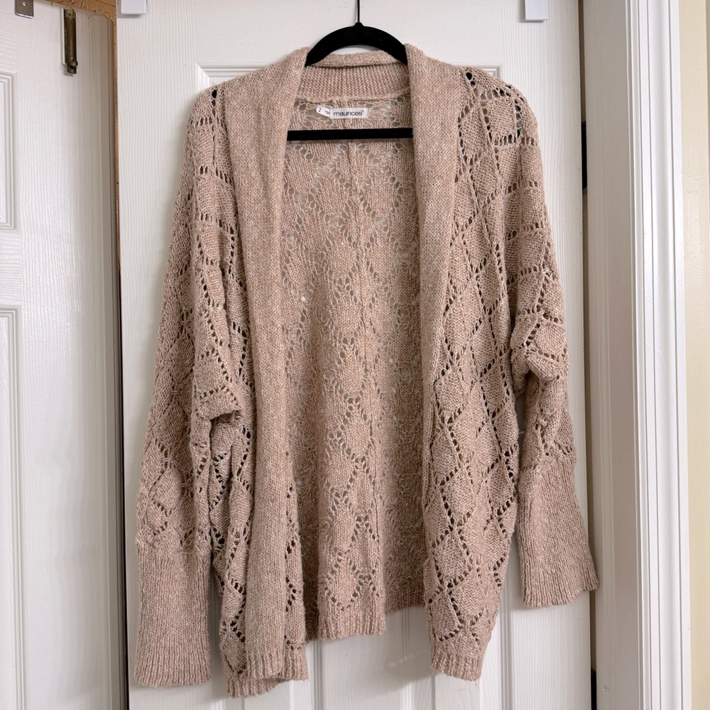 Maurice’s Cardigan with Gold Sparkle ✨